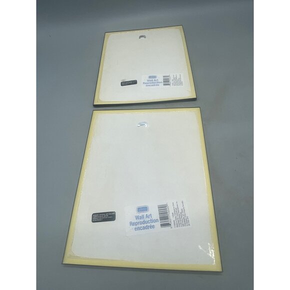 Set of 2 Special Moments Wall Art Reproduction black metal frames Nouveau READ - Picture 4 of 6